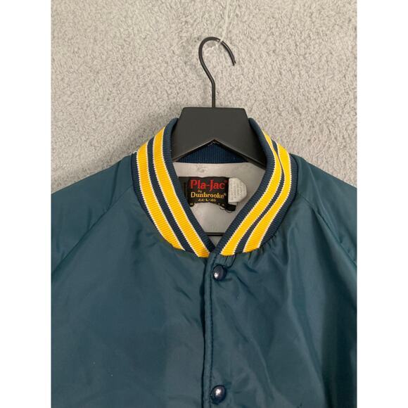 Men's Vintage‎ Bomber Jacket Size 44 Navy Casual Fall Dunbrooke - Picture 8 of 13